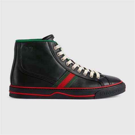 tenis gucci negro hombre|zapatilla deportiva flashtrek gucci.